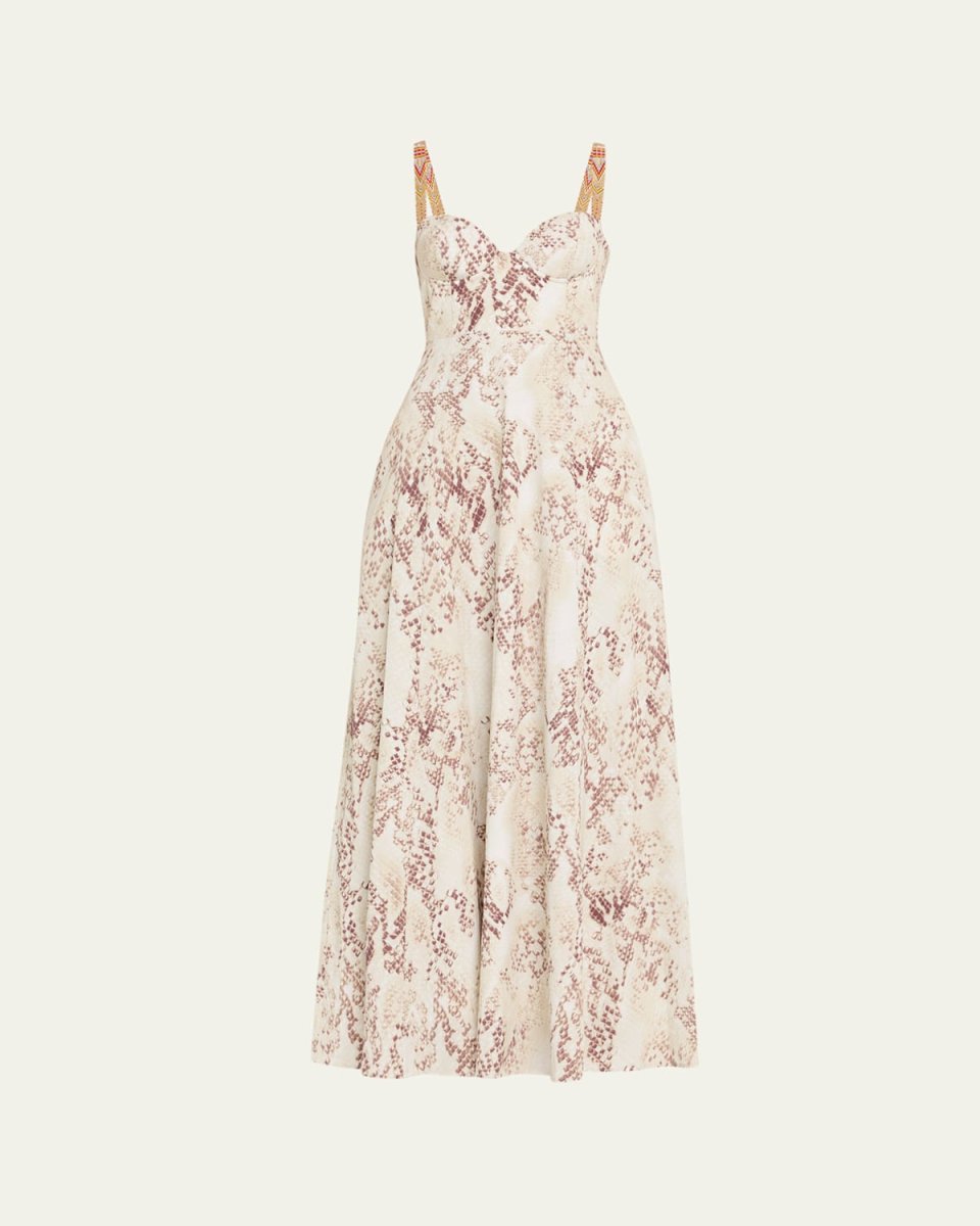 Sutton Snake Maxi Dress